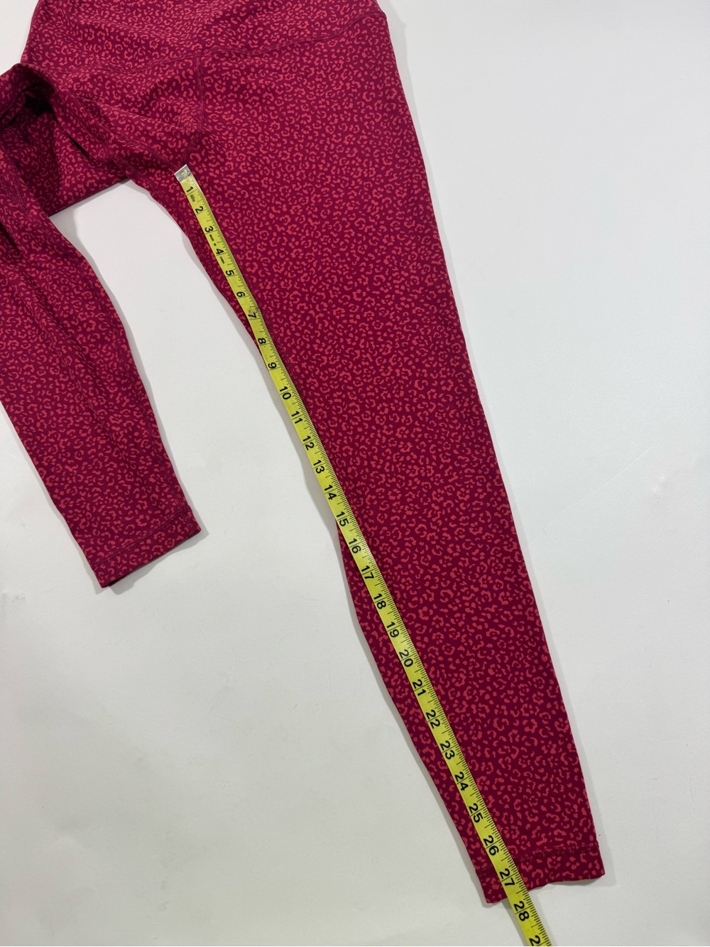 Lululemon Align Pant 28" Leopard Daisy Desert Red Magenta Smoke - Picture 7 of 7